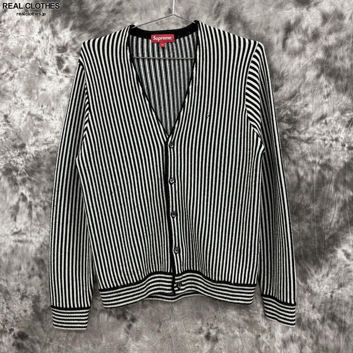 šSupreme/ץ꡼17SSMicro Stripe Cardigan/ޥ ȥ饤 ǥ/M