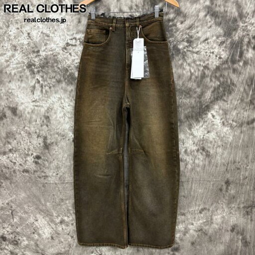 【中古】【未使用】MM6 Maison Margiela/エムエム6メゾンマルジェラ PANTS 5 POCKETS/5ポケットデニム パンツ/ブラウン/S62LB0174S30848/26 【中古】【未使用】MM6 Maison Margiela/エムエム6メゾンマルジェラ PANTS 5 POCKETS/5ポケットデニム パンツ/ブラウン/S62LB0174S30848/26