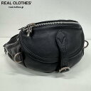 【中古】CHROME HEARTS/クロムハーツ SNAT PACK #1 スナットパック レザーウエストバッグ