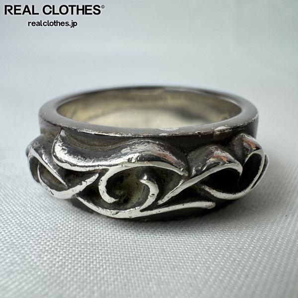 Rakuten - 【中古】CHROME HEARTS/クロムハーツ DBL NARROW VINE BAN/ダブルナローヴァインバンドリング/25号