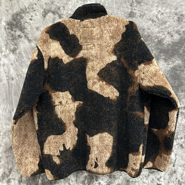 【中古】Supreme×THE NORTH FACE/シュプリーム×ノースフェイス【21AW】Bleached Denim Print Fleece Jacket/フリース ジャケット/NA52100