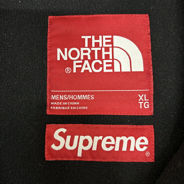 【中古】Supreme×THE NORTH FACE/シュプリーム×ノースフェイス【21AW】Bleached Denim Print Fleece Jacket/フリース ジャケット/NA52100