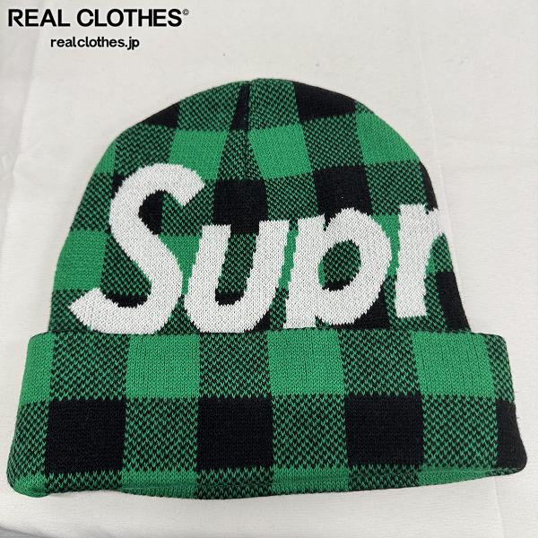 【中古】Supreme/シュプリーム【20AW】Big Logo Beanie/ビッグ ロゴ ビーニー/ニット帽 グリーン 商品説明 カラー　：グリーン素材 ：お写真にございます品質表示タグをご確認ください。付属品 ：画像に写るものが全てとなります。 サイズ 実寸約：高さ 22cm※横幅に関しては伸縮性があるため計測しておりません。 商品の状態 この商品のランク 　A 〜 B 　 ※保管・使用に伴い、僅かな毛羽立ち等が見受けられますが、その他に目立ったダメージのない、比較的良好なお品物でございます。※柔軟剤などによる、においがございます。においを気にされます方は購入をご遠慮ください。 ※商品に関してご質問をいただきましてもお答え出来ない場合がございます。 ※商品の状態は弊社の基準により表記させて頂いております。 出品商品は【全て中古買取品】の為、商品によっては全てのダメージを掲載する事が難しく、掲載された情報以外にも、破損・汚れ・欠品・劣化の進行などがある場合もございます。 完璧なお品をお求めの方、また中古品にご理解のない方におきましては、恐れ入りますがご購入をお控え頂けますようお願い申し上げます。 S 未使用または新品同様のお品物 A コンディション良好な美品 B 使用感がある比較的良好なお品物 C 全体的に使用感のあるお品物 D 強い使用感または難ありのお品物 J ジャンク品 出品番号 33844 　※当店出品番号です。
