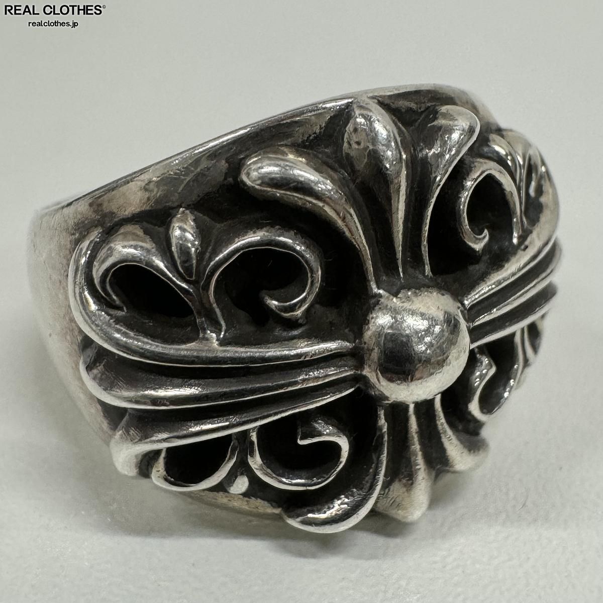 【中古】【レシート付】CHROME HEARTS/クロムハーツ KEEPER キーパーリング 26.5号