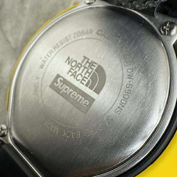 【中古】G-SHOCK×THE NORTH FACE×Supreme/Gショック×ノースフェイス×シュプリーム【22AW】クォーツ 腕時計 DW-6900NS-9JR