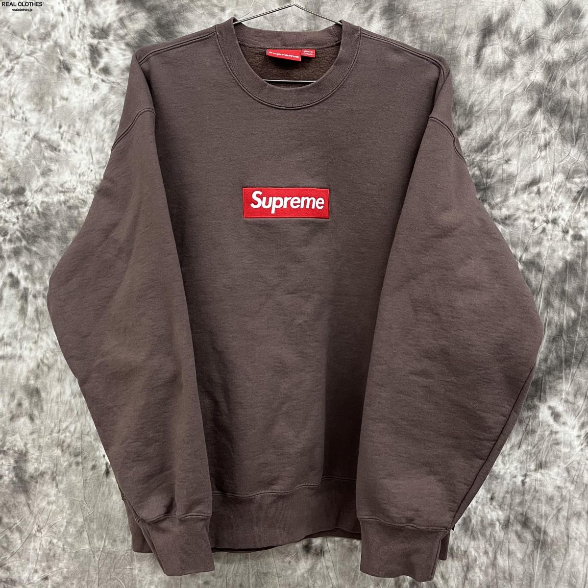 yÁzSupreme/Vv[y22AWzBox Logo Crewneck/{bNXS N[lbN g[i[/XEFbg/XL