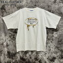【中古】【未使用】F-LAGSTUF-F×SOUND SHOP/フラグスタフ×サウンドショップ Ice Logo Tee/アイス ロゴ 半袖Tシャツ/FS1599/クリーム/XL