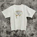 【中古】【未使用】F-LAGSTUF-F×SOUND SHOP/フラグスタフ×サウンドショップ Ice Logo Tee/アイス ロゴ 半袖Tシャツ/FS1599/クリーム/XL/#1