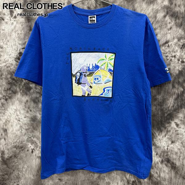 【中古】Supreme×THE NOTHE NORTH FACE/シュプリーム×ザノースフェイス【22SS】 Sketch Tee/スケッチ 半袖シャツ USM