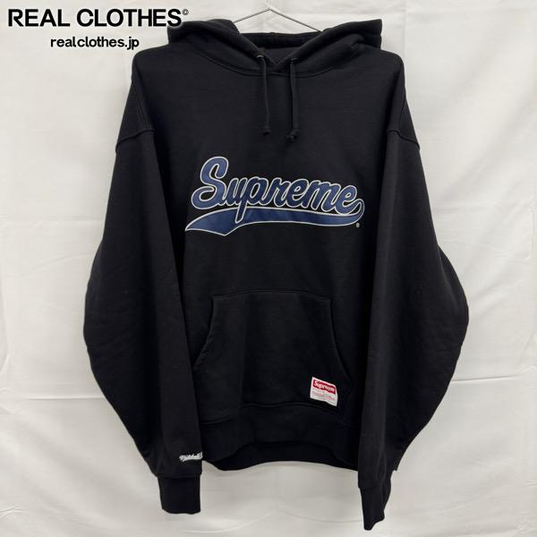 Rakuten - 【中古】Supreme×Mitchell&Ness/シュプリーム×ミッチェル＆ネス NCAA【24AW】Hooded Sweatshirt/フーデッド パーカー/ブラック/XL