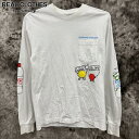 【中古】【JPタグ】CHROME HEARTS×MATTY BOY/クロムハーツ×マッティボーイ【20AW】Retro Cycle/プリント 長袖 Tシャツ/ホ...