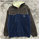 【中古】Supreme/シュプリーム【21AW】Studded Velvet Hooded Work Jacket/スタッド ベルベット フーディー ワーク ジャケット/XL(4)