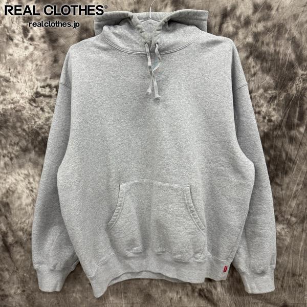 樂天商城 - 【中古】Supreme/シュプリーム【24AW】Satin Applique Hooded Sweatshirt/サテン アップリケ フーディー スウェットシャツ/パーカー/グレー/L