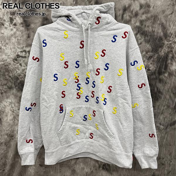 【中古】Supreme/シュプリーム【21SS】Embroidered S Logo Hooded Sweatshirt/エンブロイダード Sロゴ パーカー/M