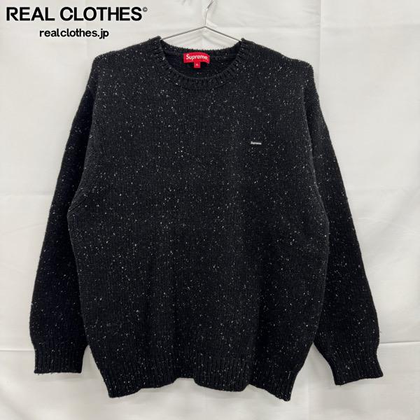 Supreme/シュプリームSmall Box Speckle Sweater/スモールボックス スペックル セーター ニット/ブラック/XL