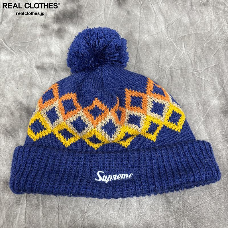 【中古】Supreme/シュプリーム 【14AW】Diamonds Beanie/ダイアモンド ビーニー/ニット帽