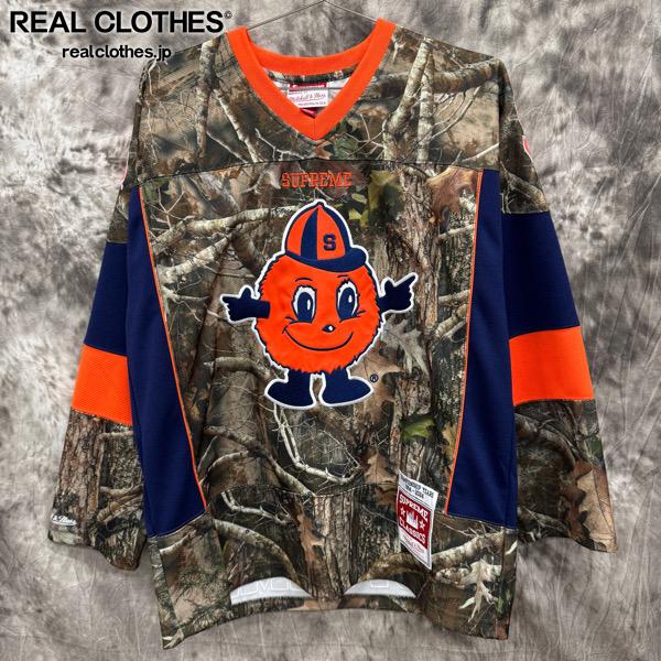 Supreme×Mitchell＆Ness/シュプリーム×ミッチェル＆ネスNCAA Hockey Jersey TrueTimber Kanati Cam/ホッケー ジャージ/M