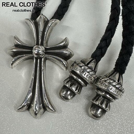【中古】CHROME HEARTS/クロムハーツ スモールCHクロスペンダント w/レザーブレード バレルボロチップ 【中古】CHROME HEARTS/クロムハーツ スモールCHクロスペンダント w/レザーブレード バレルボロチップ