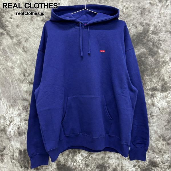 Supreme/シュプリームSmall Box Hooded Sweatshirt/スモールボックス フード パーカー/ウォッシュドネイビー/XL