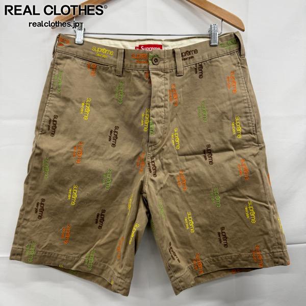 Rakuten - 【中古】Supreme/シュプリーム【23SS】Classic logo Chino Short/クラシック ロゴ チノショーツ/32