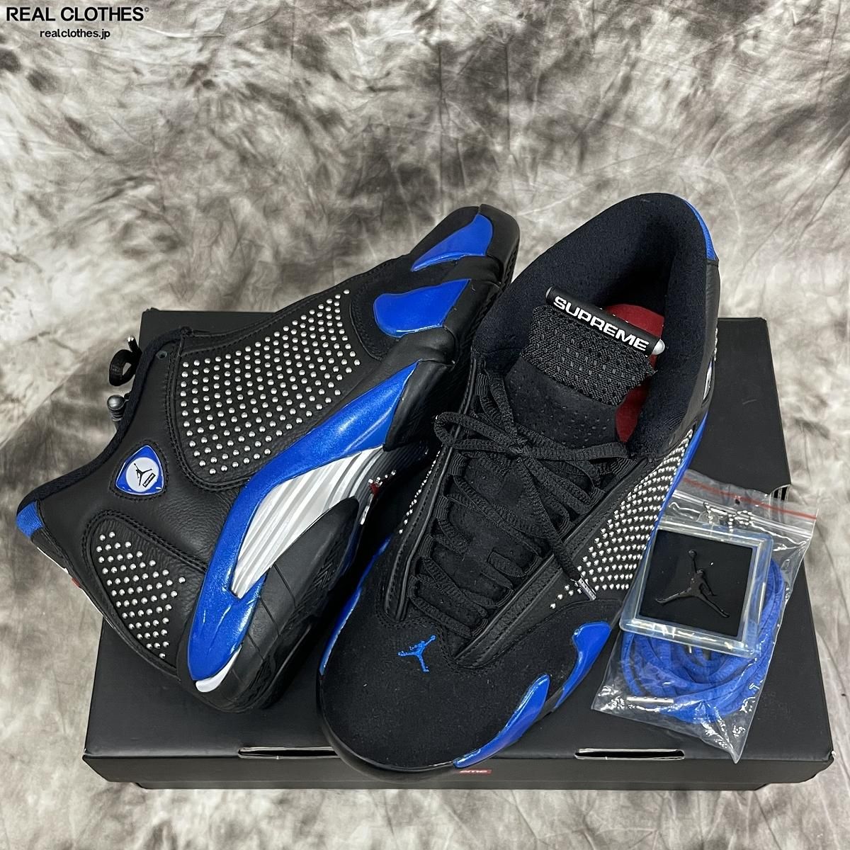 【中古】NIKE×SUPREME/ナイキ×シュプリーム AIR JORDAN 14 RETRO/エアジョーダン4レトロ/BV7630-004/26.5