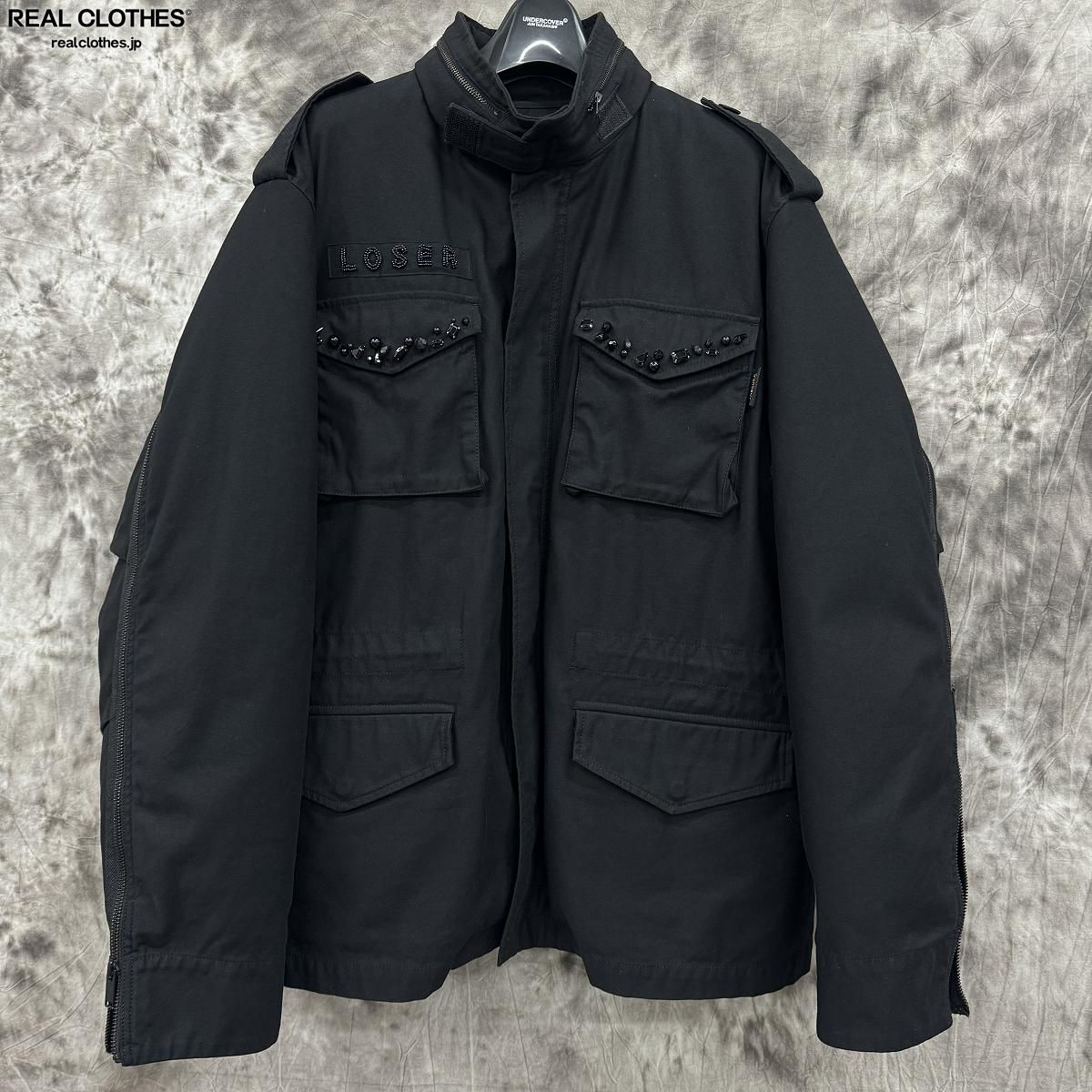 【中古】UNDERCOVER/アンダーカバー【23AW】CORDURA Military Jacket コーデュラライナーダウン付きミリタリージャケット UC2C4211/3