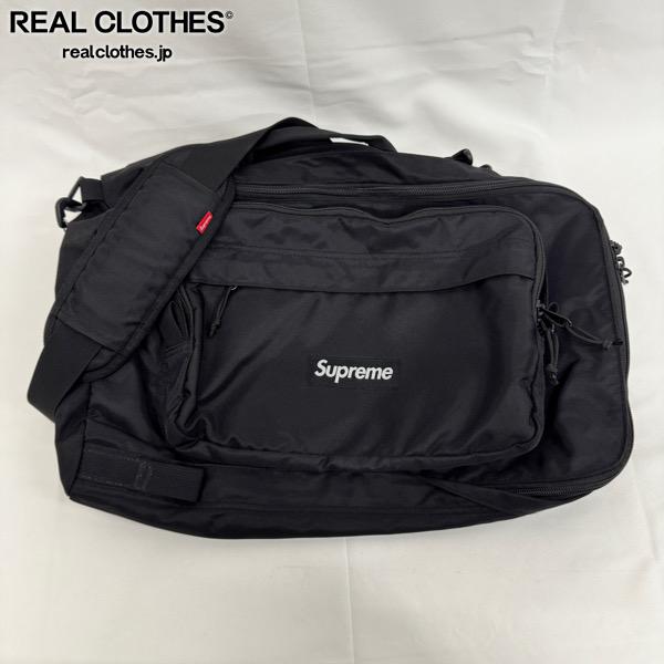 【中古】SUPREME/シュプリーム【19AW】Duffle Bag Black/ダッフルバッグ/ブラック