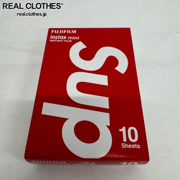 【中古】【期限切れ】Supreme×FUJIFILM/シュプリーム×富士フィルム【20SS】Instax Mini Instant Film(Pack of 10)/インスタント フィルム