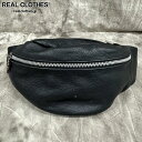 【中古】CHROME HEARTS/クロムハーツ SNAT PACK #3 スナットパック レザーウエストバッグ/ボディバッグ