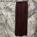 【中古】Marine serre/マリーンセル Moon Printed Flou Drawstring Trousers/トラウザーパンツ UPA023A/ブ...