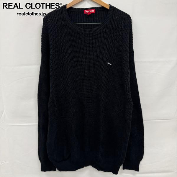 Supreme/シュプリームSmall Box Ribbed Sweater/スモール ボックス リブド セーター/ニット/ブラック/XXL
