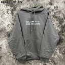 【中古】【未使用】RASSVET/ラスベート Pig Hoodie/ピッグ フーディーパーカー/PACC15T024/ダークグレー/L