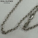 【中古】CHROME HEARTS/クロムハーツ ロールチェーン/ネックチェーン ネックレス/20inch