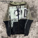 【中古】P.A.M./パム Poetry In Motion 50/50 Zip Through ジップアップパーカー/M