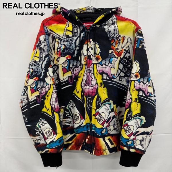 Rakuten - 【中古】Supreme×Lee Quinones/シュプリーム×リーキュノネス【18SS】The Yard Hooded Work Jacket/ヤード ジャケット/マルチカラー/L