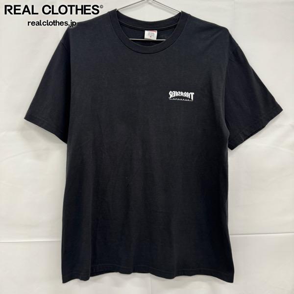 樂天商城 - 【中古】Supreme×THRASHER/シュプリーム×スラッシャー【24AW】Cross Tee/クロスプリント 半袖Tシャツ/ブラック/M