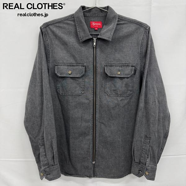Rakuten - 【中古】Supreme/シュプリーム【16SS】Denim Zip Shirt/デニム ジップ 長袖シャツ/ブラック/M