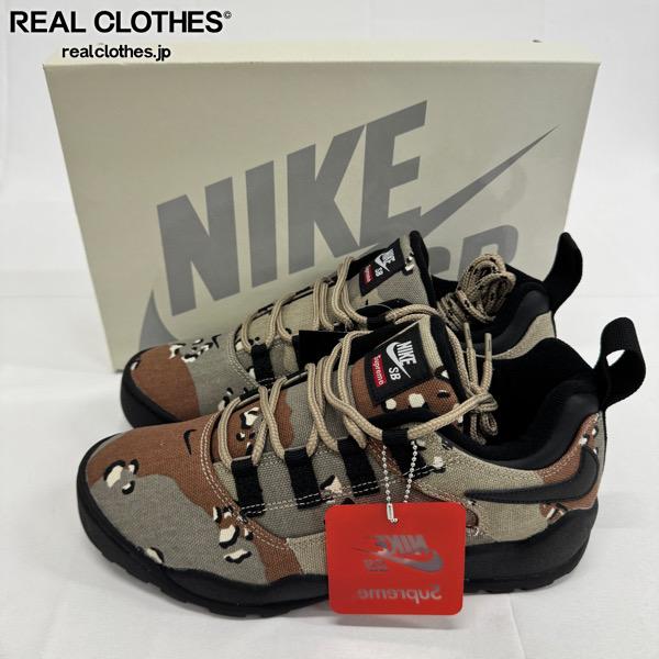 Rakuten - 【中古】【未使用】Supreme×NIKE/シュプリーム×ナイキ SB DARWIN LOW/ダーウィン ロー デザート カモ FQ3000-200/27.5
