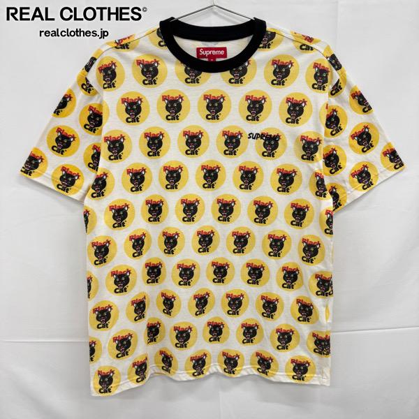 樂天商城 - 【中古】Supreme/シュプリーム【24SS】Black Cat Tee/ブラックキャット 半袖Tシャツ/マルチカラー/M