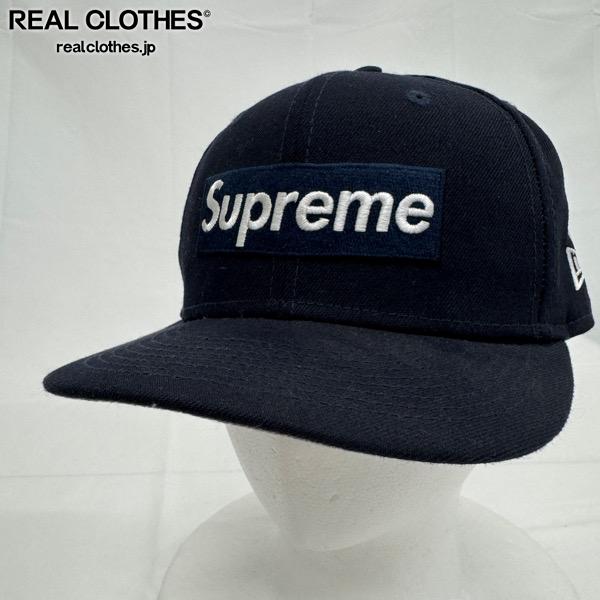 樂天商城 - 【中古】Supreme×NEW ERA/シュプリーム×ニューエラ【21AW】New York Yankees Box Logo/ボックス ロゴ キャップ/帽子/ネイビー