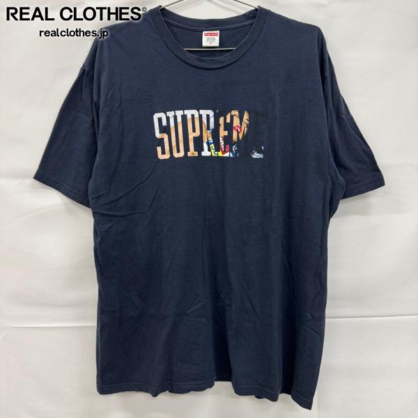 【中古】Supreme/シュプリーム【24AW】Tera Patrick Collegiate Tee/テラパトリック 半袖Tシャツ/ネイビー/XL(4)