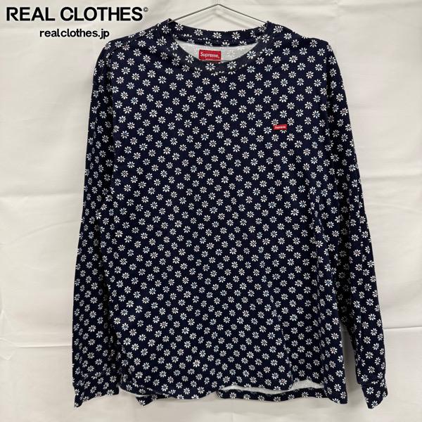 【中古】Supreme/シュプリーム【22AW】Small Box L/S Tee Flowers/スモール ボックスロゴ 長袖 Tシャツ/フラワー/XL