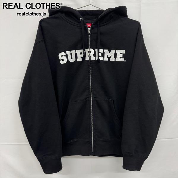 乐天商城 - 【中古】Supreme/シュプリーム【25AW】Collegiate Applique Zip Up Hooded Sweatshirt/カレッジエイト アップリケ ジップアップ パーカー/M