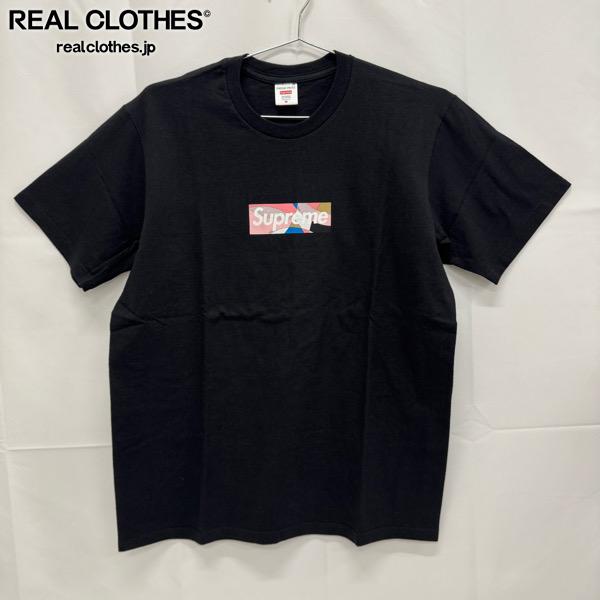 【中古】Supreme×EMILIO PUCCI/シュプリーム×エミリオプッチ【21SS】Box Logo Tee/ボックスロゴ Tシャツ/ブラック/M