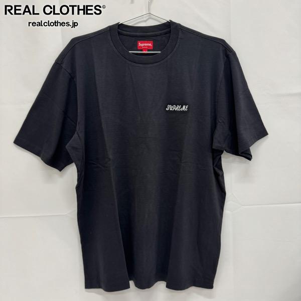 樂天商城 - 【中古】Supreme/シュプリーム【23SS】Washed Script S/S Top/ウォッシュ スクリプト Tシャツ/ブラック/L