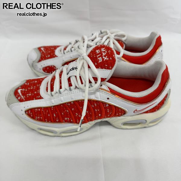 ����š�Supreme��NIKE/����ץ꡼��ߥʥ��� AIR MAX TAILWIND 4/�����ޥå��� �ƥ륦�����4 ��å� AT3854-100/27.0
