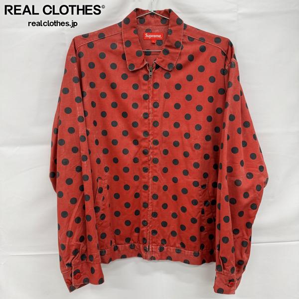 樂天商城 - 【中古】Supreme/シュプリーム【18SS】Polka Dots Rayon Work Jacket/ポルカドッツ レーヨン ワーク ジャケット/レッド/L