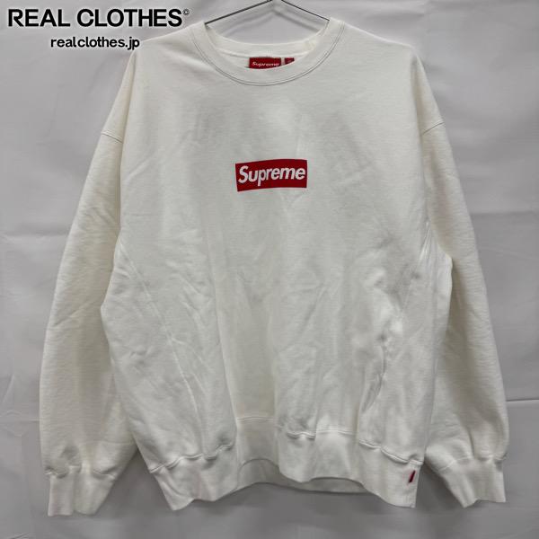 Rakuten - 【中古】Supreme/シュプリーム【25SS】Box Logo Crewneck/ボックスロゴ クルーネック スウェット/トレーナー/ホワイト/XXL