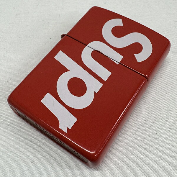 【中古】Supreme×ZIPPO/シュプリーム×ジッポー【21SS】Logo/ロゴ 両面加工 オイルライター 2