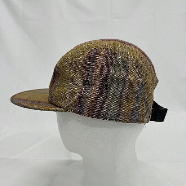【中古】Supreme×Magee/シュプリーム×マギー【14SS】Plaid Linen Camp Cap/プレイ...